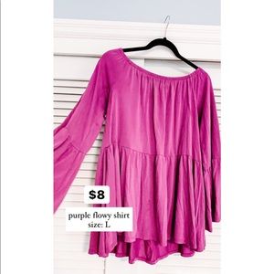 Flowy off the shoulder shirt